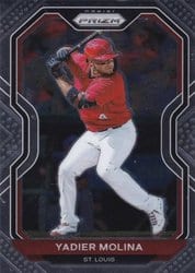 2021 Panini Prizm Base Set Yadier Molina #223 card