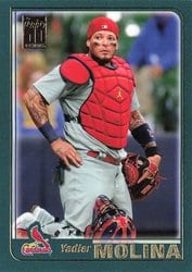2021 Topps Archives Base Set Yadier Molina #214 card