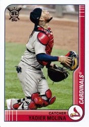 2021 Topps Big League Base Set Yadier Molina #170 card