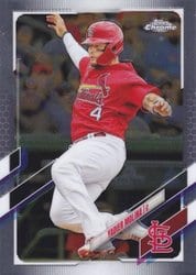 2021 Topps Chrome Base Set Yadier Molina #132 card