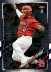 2021 Topps Chrome Ben Baller Edition Base Set Yadier Molina #132 card