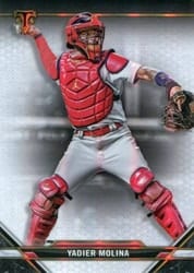 2021 Topps Triple Threads Base Set Yadier Molina #30 card