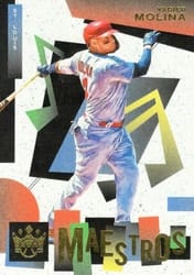 2022 Panini Diamond Kings Maestros Yadier Molina #M-7 card