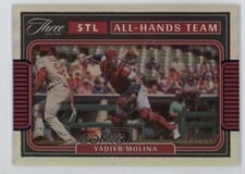 2022 Panini Three and Two All-Hands Team Yadier Molina #AHT-3 card