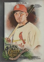 2022 Topps Allen & Ginter Chrome Base Set Yadier Molina #1 card