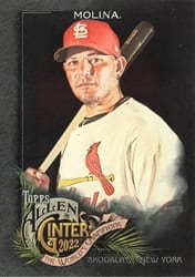 2022 Topps Allen & Ginter X Base Set Yadier Molina #1 card