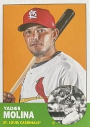 2022 Topps Archives Base Set Yadier Molina #95b card