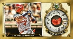 2022 Topps Gypsy Queen Gem Minis Yadier Molina #GGM-18 card
