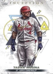 2022 Topps Inception Base Set Yadier Molina #83 card