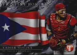 2022 Topps Pristine Borders Yadier Molina #PB-18 card