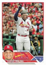 2023 Topps Base Set Yadier Molina #4 card