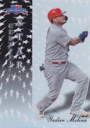 2025 Panini Crusade Certified Stars Yadier Molina #7 card
