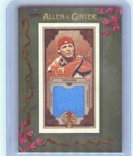 2025 Topps Allen & Ginter Allen & Ginter Mini Framed Relics Yadier Molina #MFR-YM card