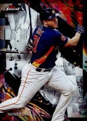 2024 Finest Base Set Yainer Diaz #112 card