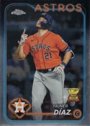 2024 Topps Chrome Base Set Yainer Díaz #203 card