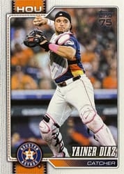 2026 Topps Base Set Yainer Diaz #672 card