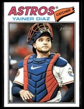 2026 Topps Heritage Yainer Diaz #219 card