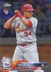 2018 Topps Chrome Update Base Set Yairo Munoz #HMT94 card