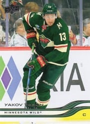 2025-26 Upper Deck Base Set Yakov Trenin #85 card