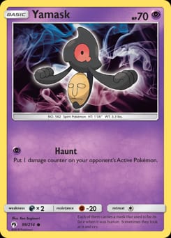 Lost Thunder Yamask #99 card