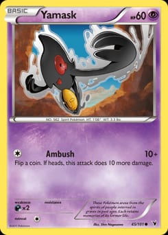 Noble Victories Yamask #45 card