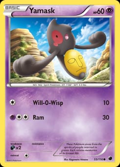 Plasma Freeze Yamask #55 card