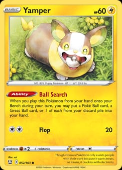 Battle Styles Yamper #52 card