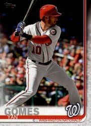 2019 Topps Update Base Set Yan Gomes #US280 card
