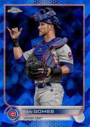 2022 Topps Chrome Update Sapphire Edition Base Set Yan Gomes #US245 card