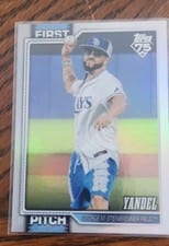 2026 Topps First Pitch Autographs Yandel #FP-12 card