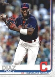 2019 Topps Base Set Yandy Diaz #595 card