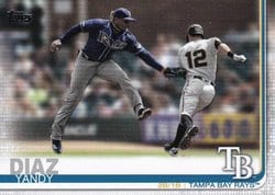 2019 Topps Update Base Set Yandy Diaz #US68 card