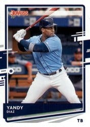 2020 Donruss Base Set Yandy Diaz #190 card