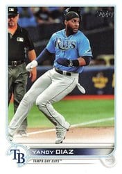 2022 Topps Base Set Yandy Diaz #496 card