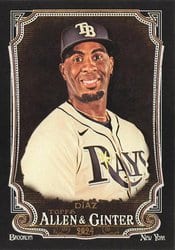 2024 Topps Allen & Ginter X Base Set Yandy Díaz #162 card