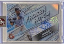 2024 Topps Pristine Frozen Ropes Autograph Yandy Díaz #FRA-YD card