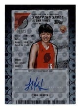 2025-26 Topps Shopping Spree Signatures Yang Hansen #SSA-YH card