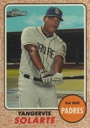 2017 Topps Heritage Base Set Yangervis Solarte #541 card