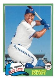 2018 Topps Archives Base Set Yangervis Solarte #273 card