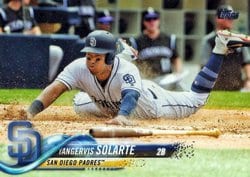 2018 Topps Base Set Yangervis Solarte #246 card