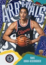 2025-26 Finest Arrivals Yanic Konan-Niederhäuser #A-30 card