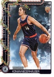 2025-26 Topps Holiday Base Set Yanic Konan Niederhauser #H190 card