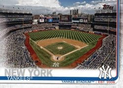 2019 Topps Base Set Yankee Stadium #47 card