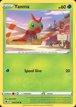 Astral Radiance Yanma #6 card