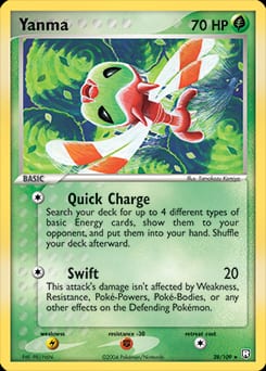 2004 Team Rocket Returns Yanma #28 card