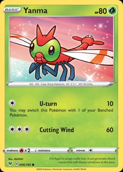Vivid Voltage Yanma #6 card