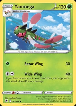 2022 Astral Radiance Yanmega #7 card