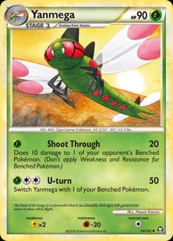 2010 HS—Triumphant Yanmega #54 card