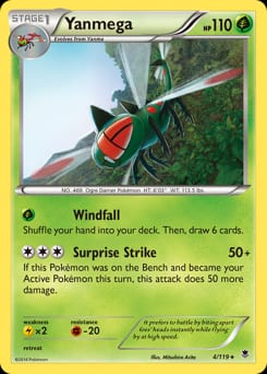 2014 Phantom Forces Yanmega #4 card
