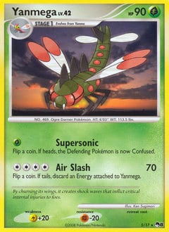 2008 POP Series 8 Yanmega #5 card